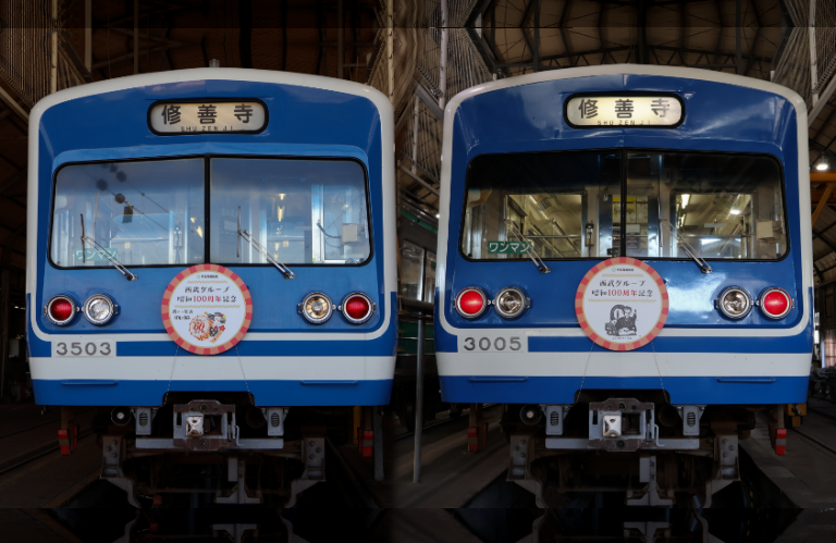 『伊豆の踊子』発表100周年記念ヘッドマーク電車運行開始！