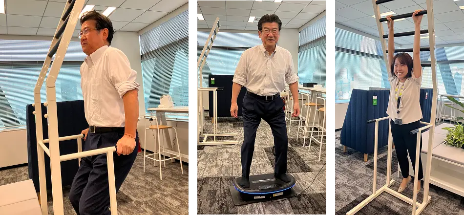 オフィス健康器具の設置 写真